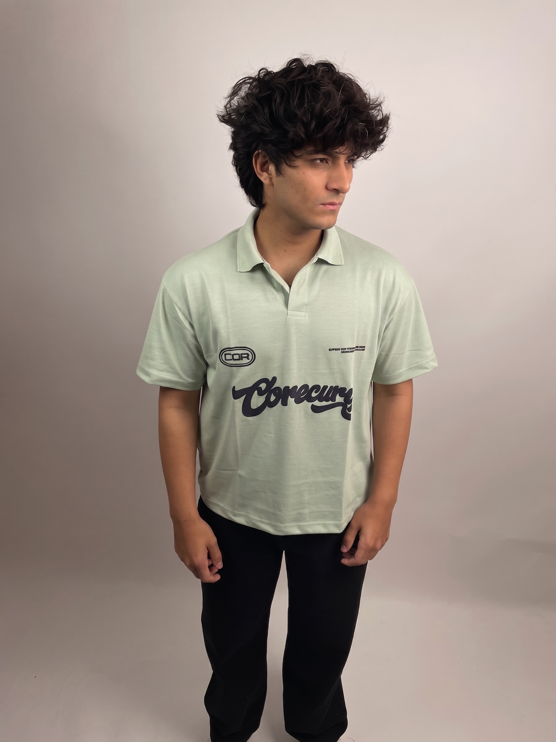 MINT GREEN - DROP SHOULDER