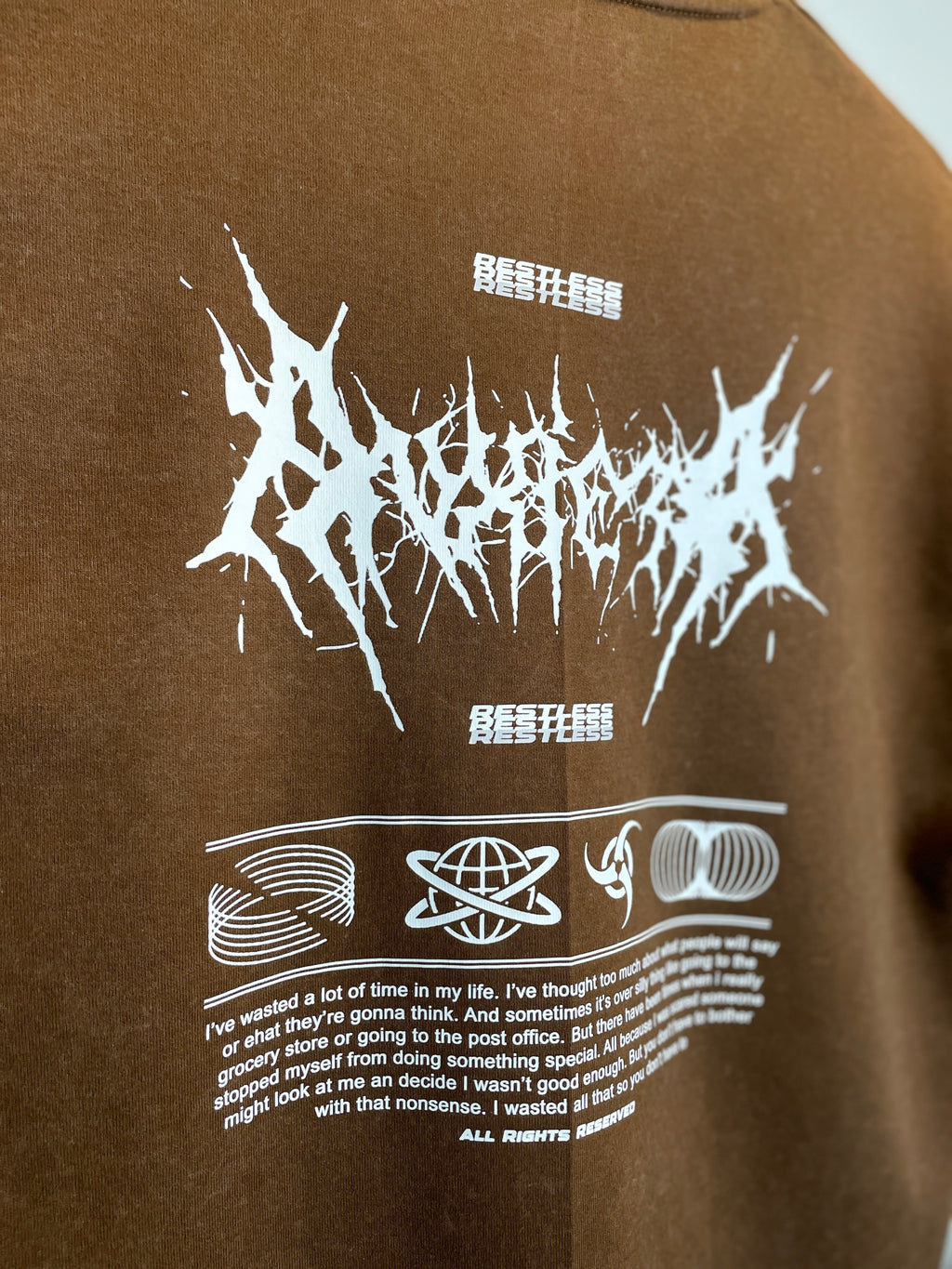 UMBER BROWN - OVERSIZED T-SHIRT