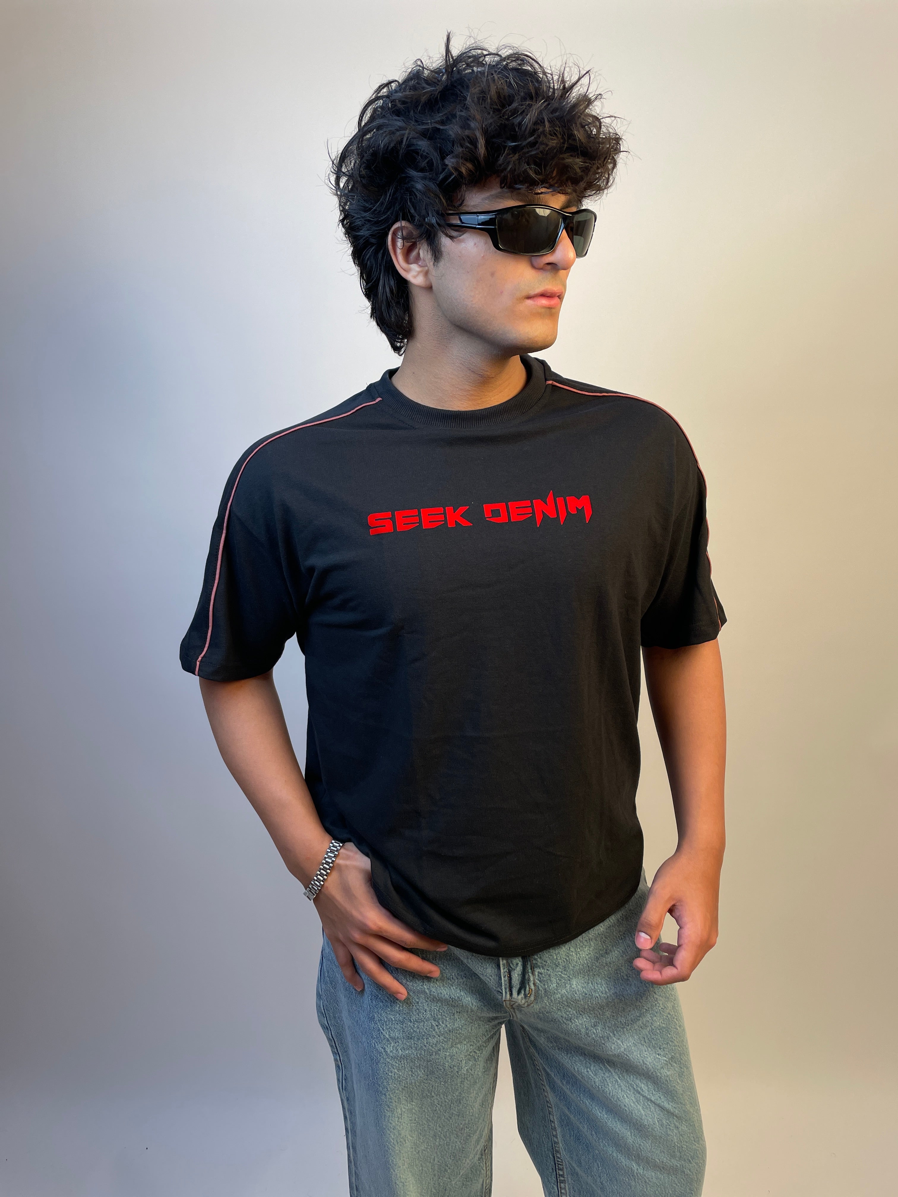 PHANTOM BLACK - OVERSIZED TEES