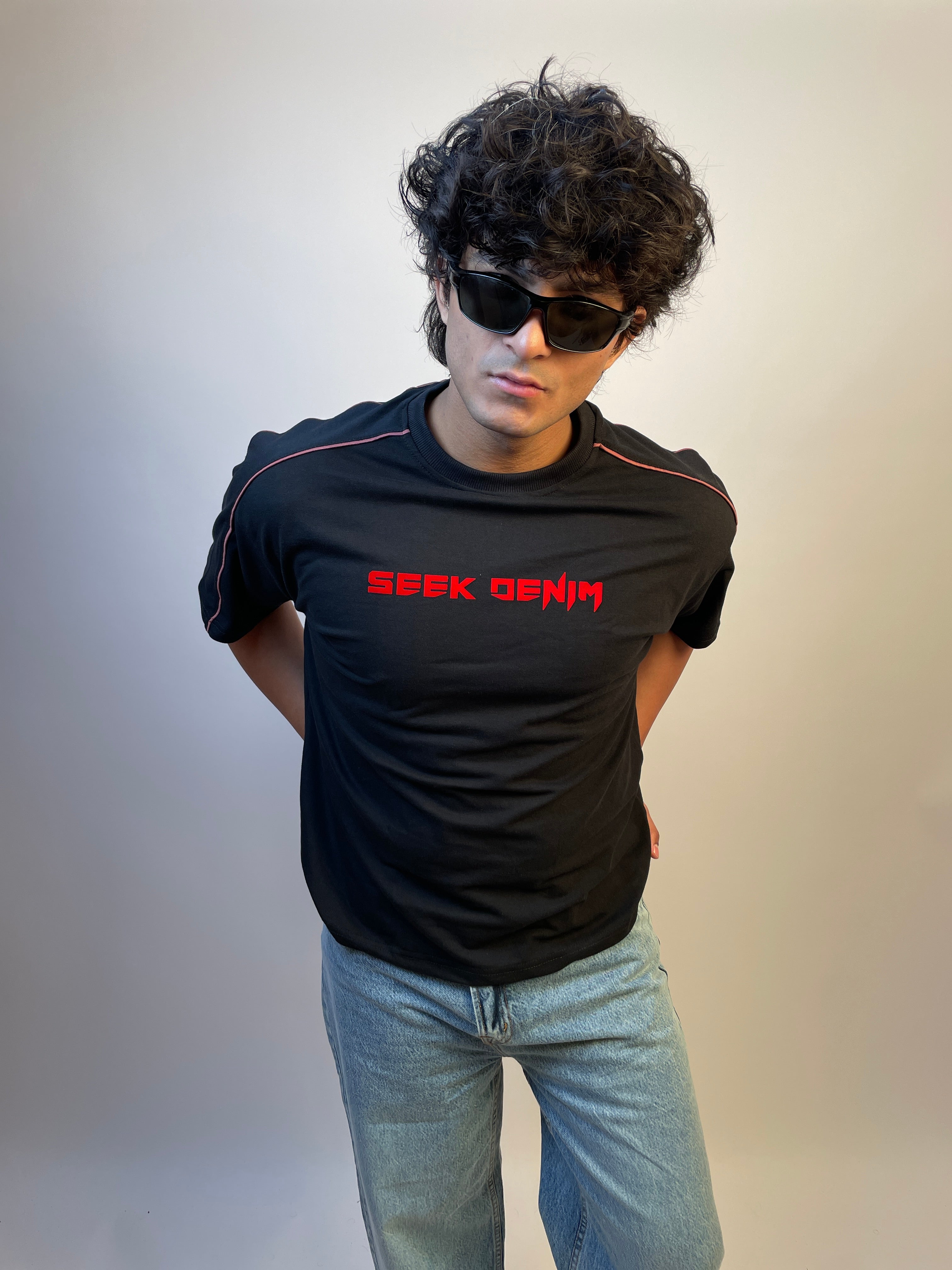 PHANTOM BLACK - OVERSIZED TEES