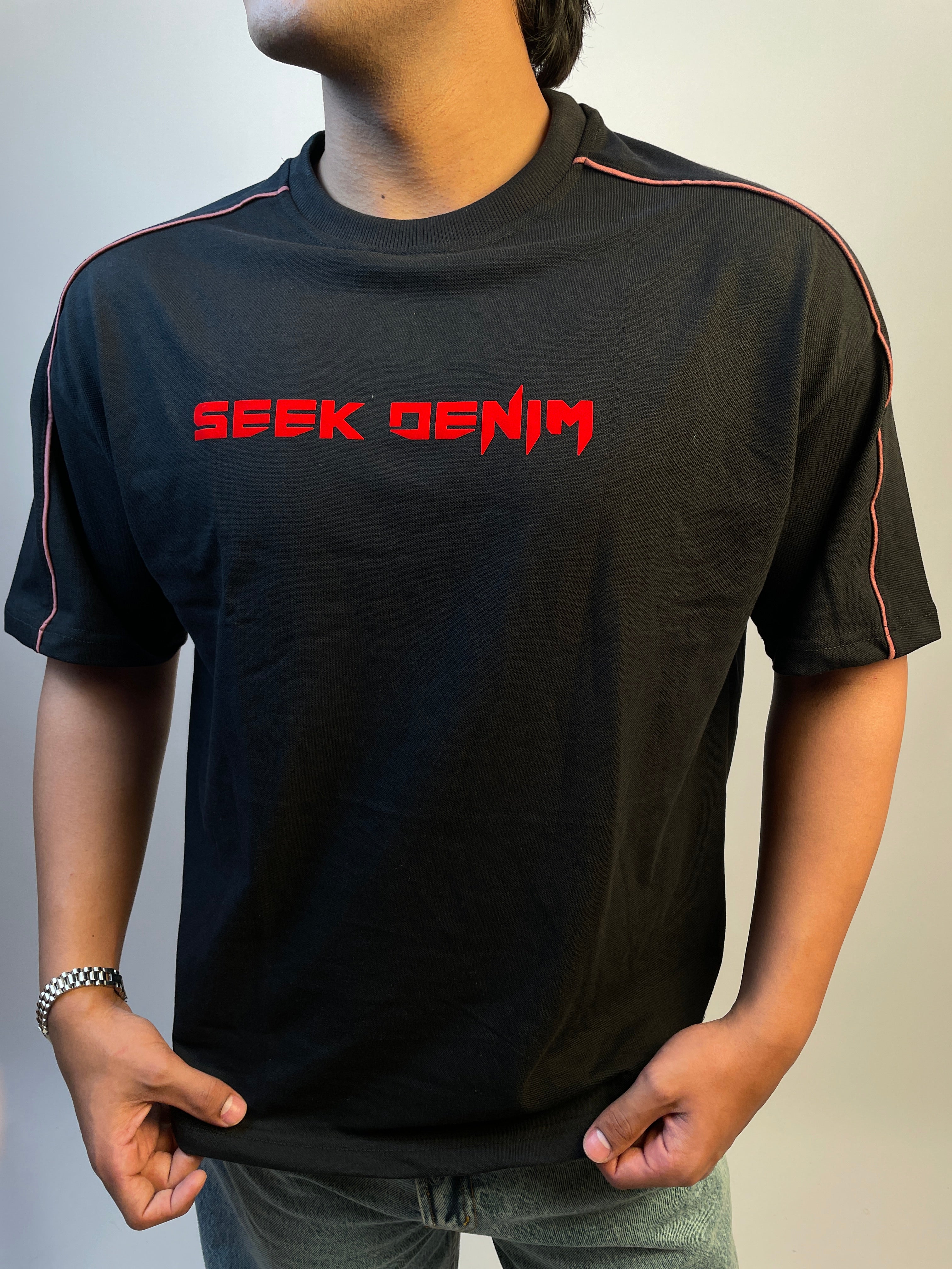 PHANTOM BLACK - OVERSIZED TEES