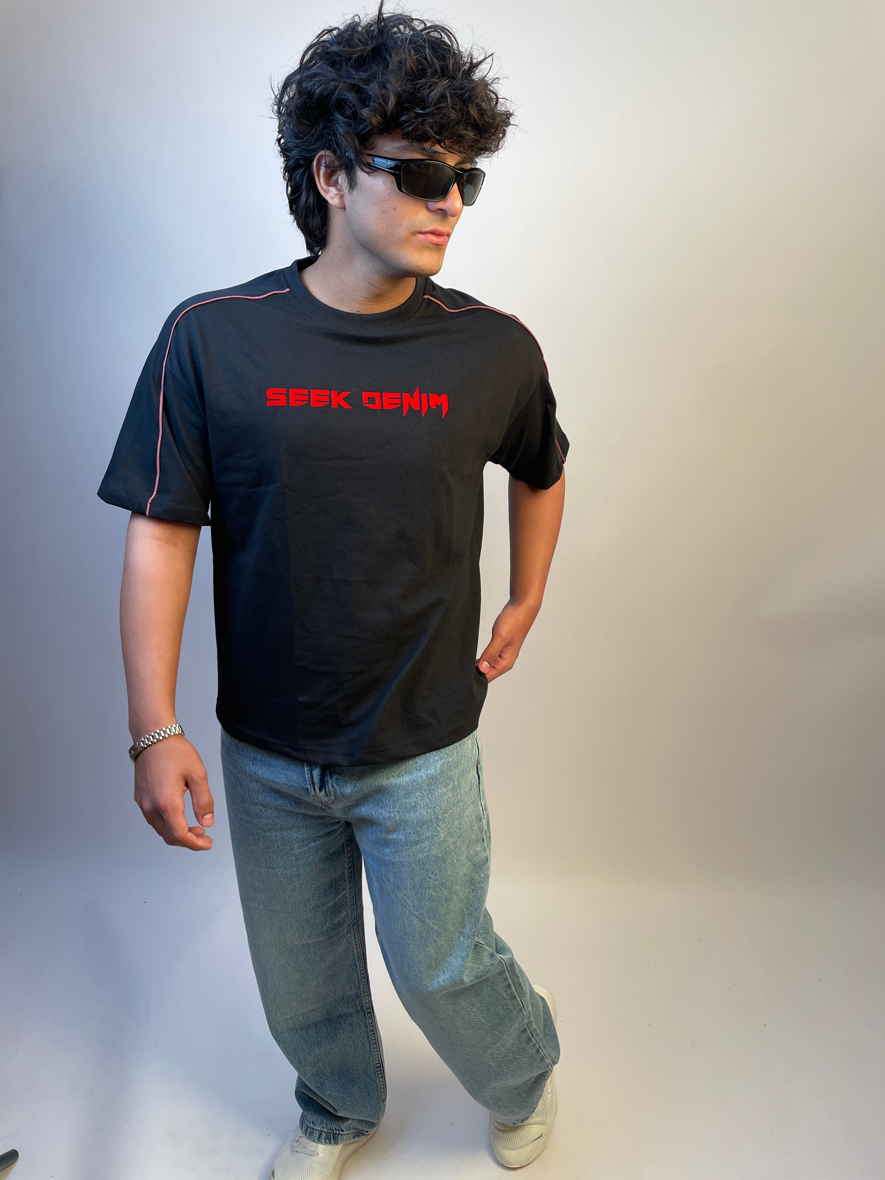 PHANTOM BLACK - OVERSIZED TEES
