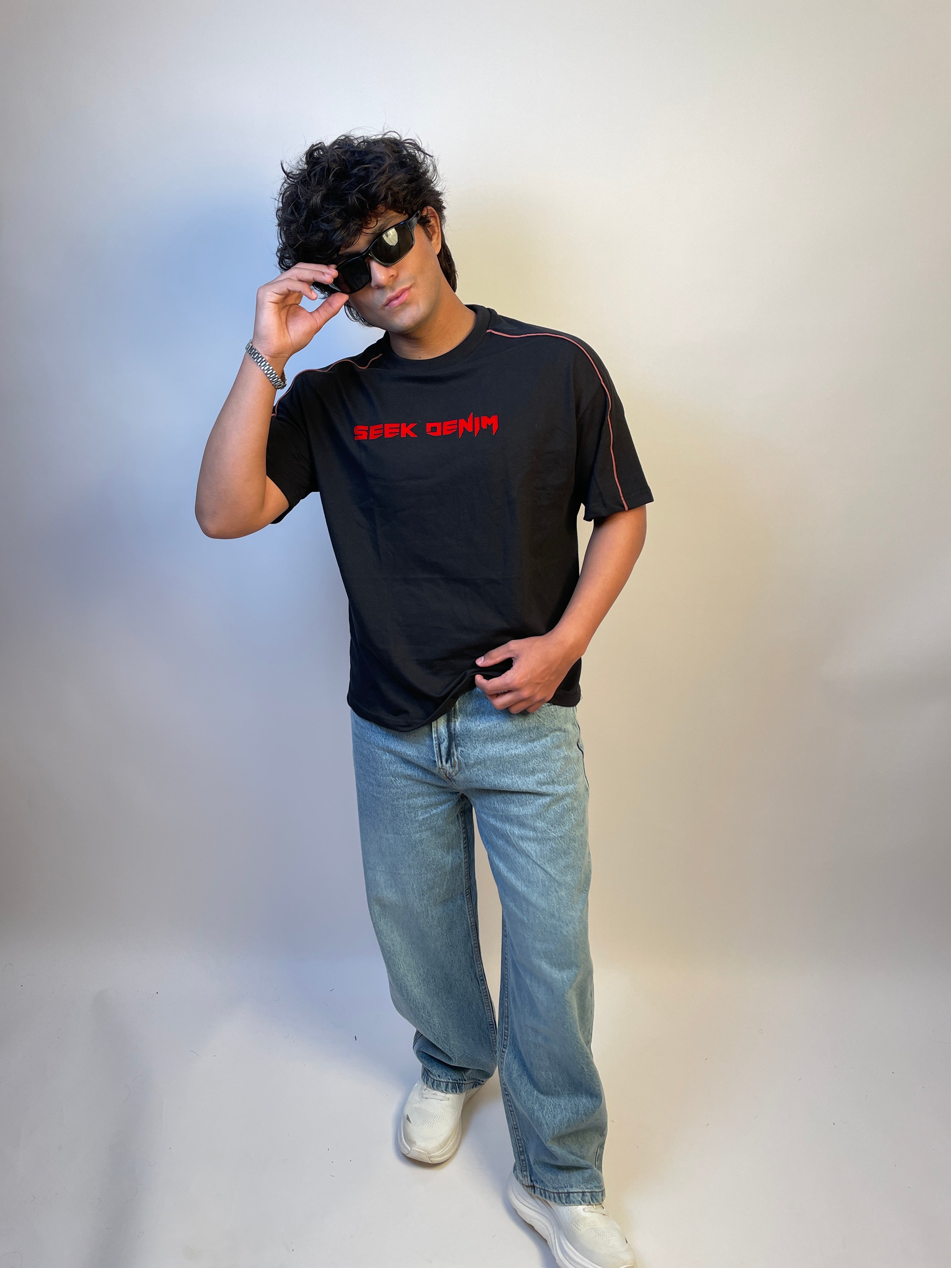 PHANTOM BLACK - OVERSIZED TEES