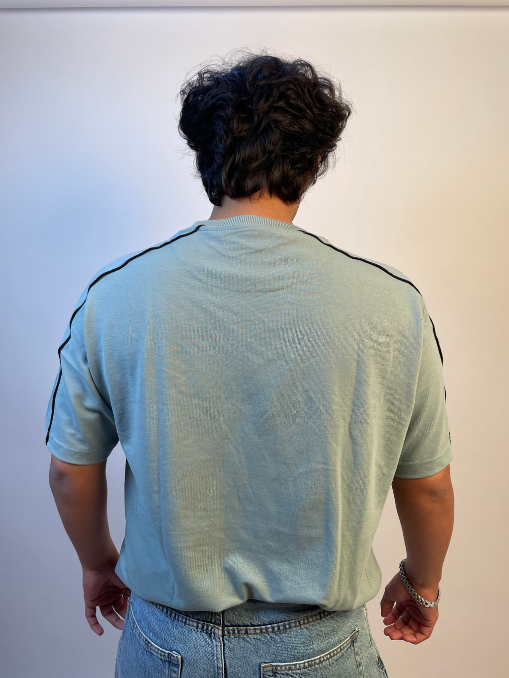 SAGE BLUE - OVERSIZED TEES
