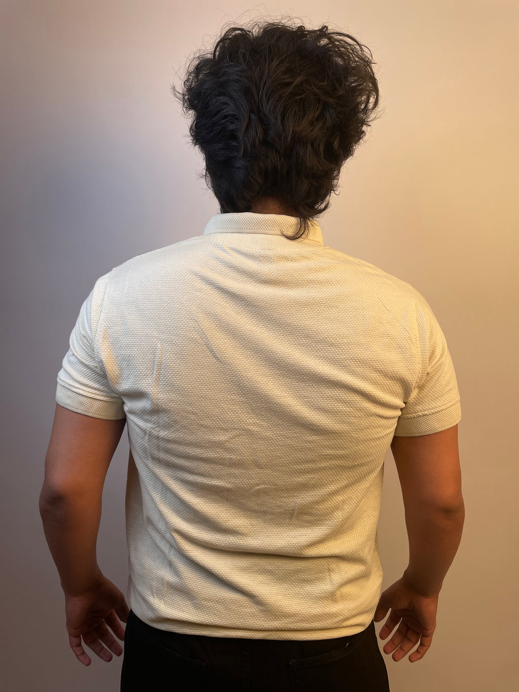 SAND BEIGE - ZIP POLO