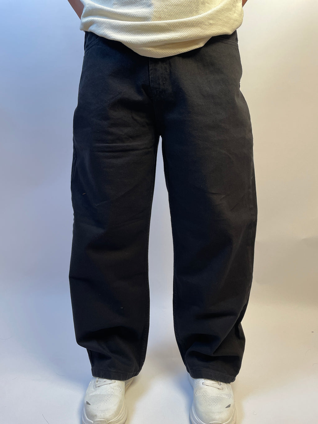 OBSIDIAN BLACK - WIDE LEG DENIM