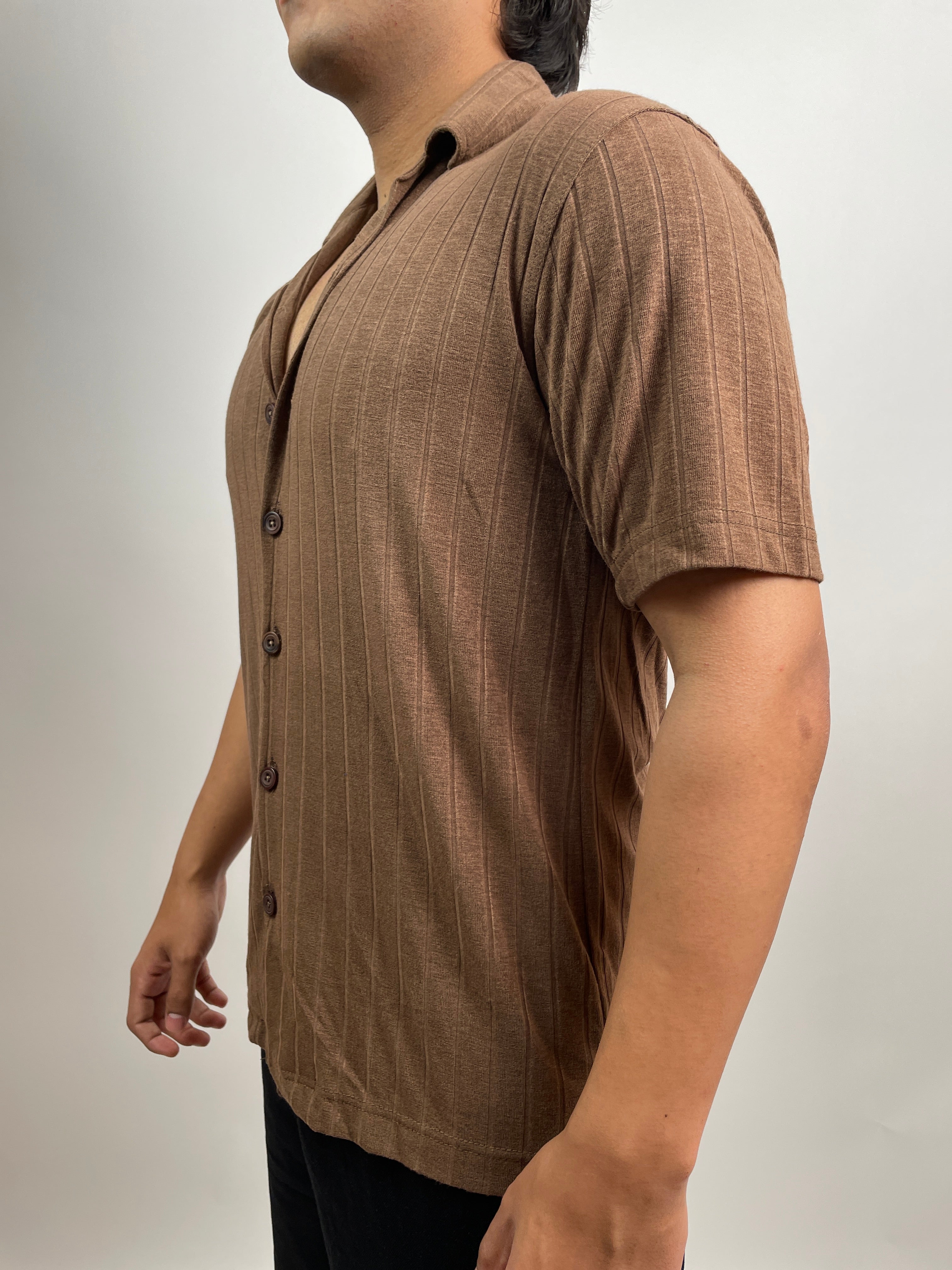 WALNUT MEN'S — DROP NEEDLE BUTTON-DOWN