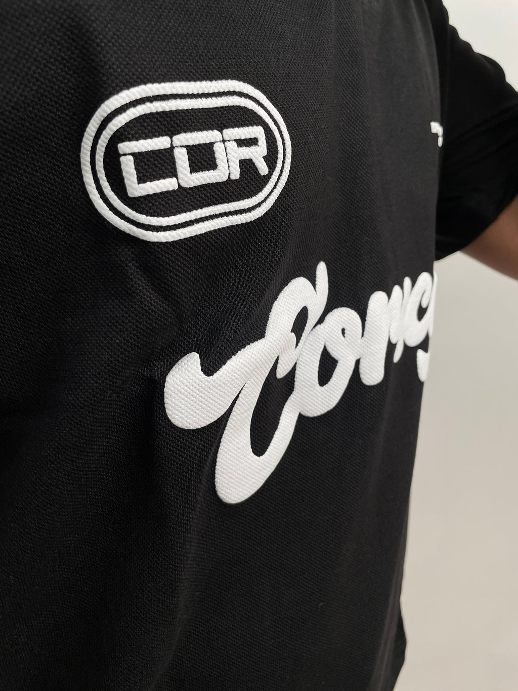 PURE BLACK - DROP SHOULDER