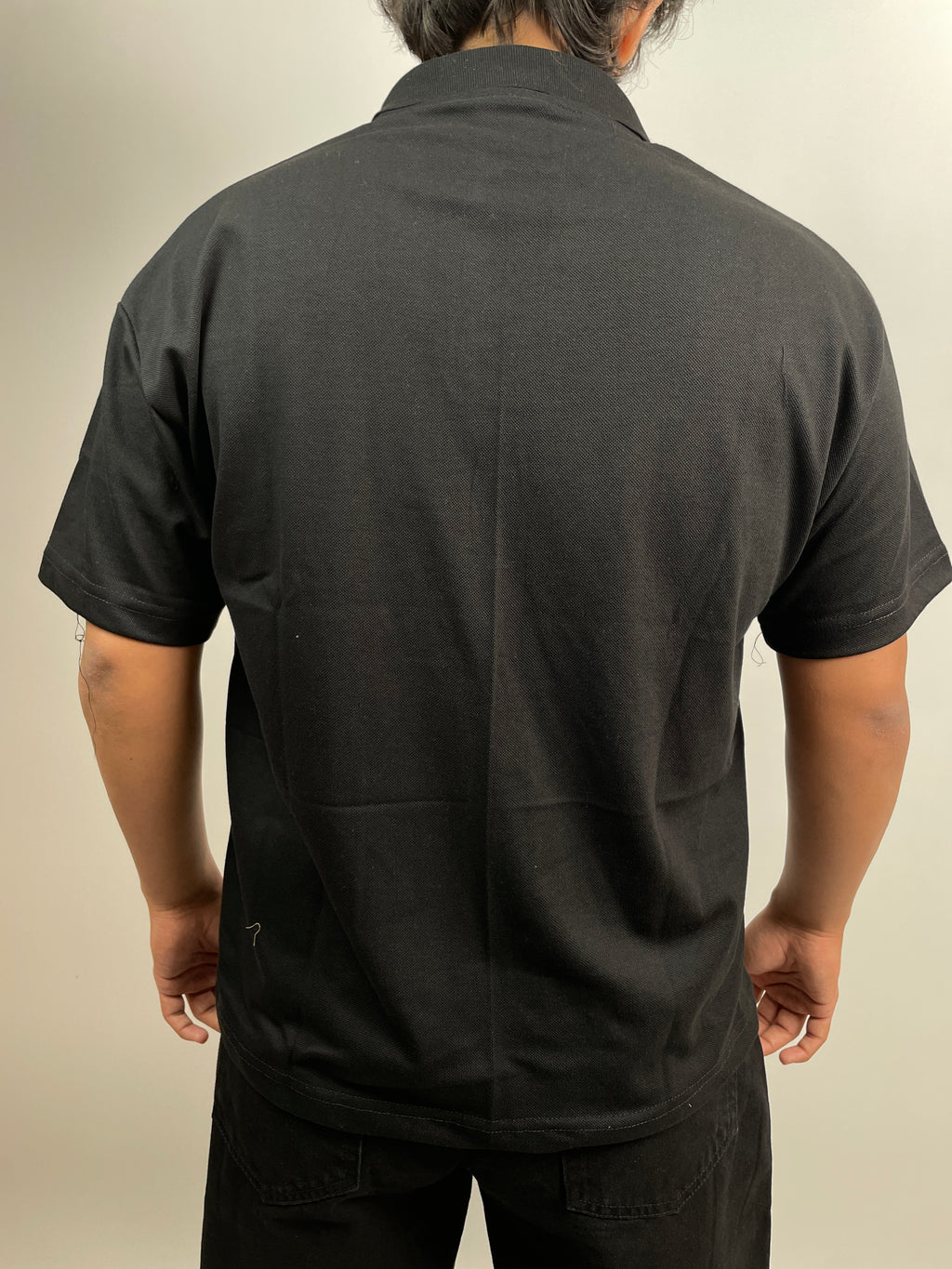 PURE BLACK - DROP SHOULDER