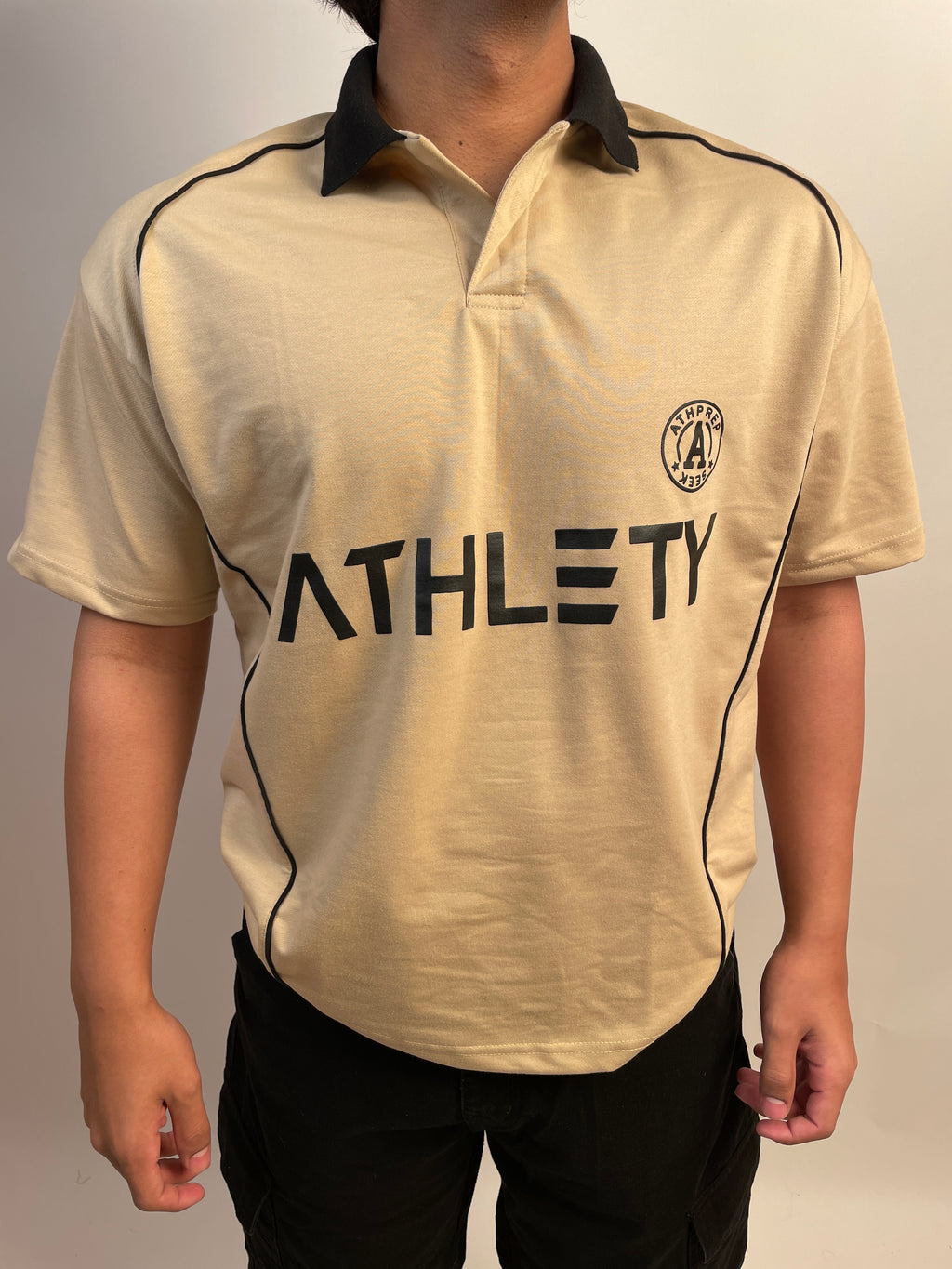 SAND BEIGE - OVERSIZED POLO