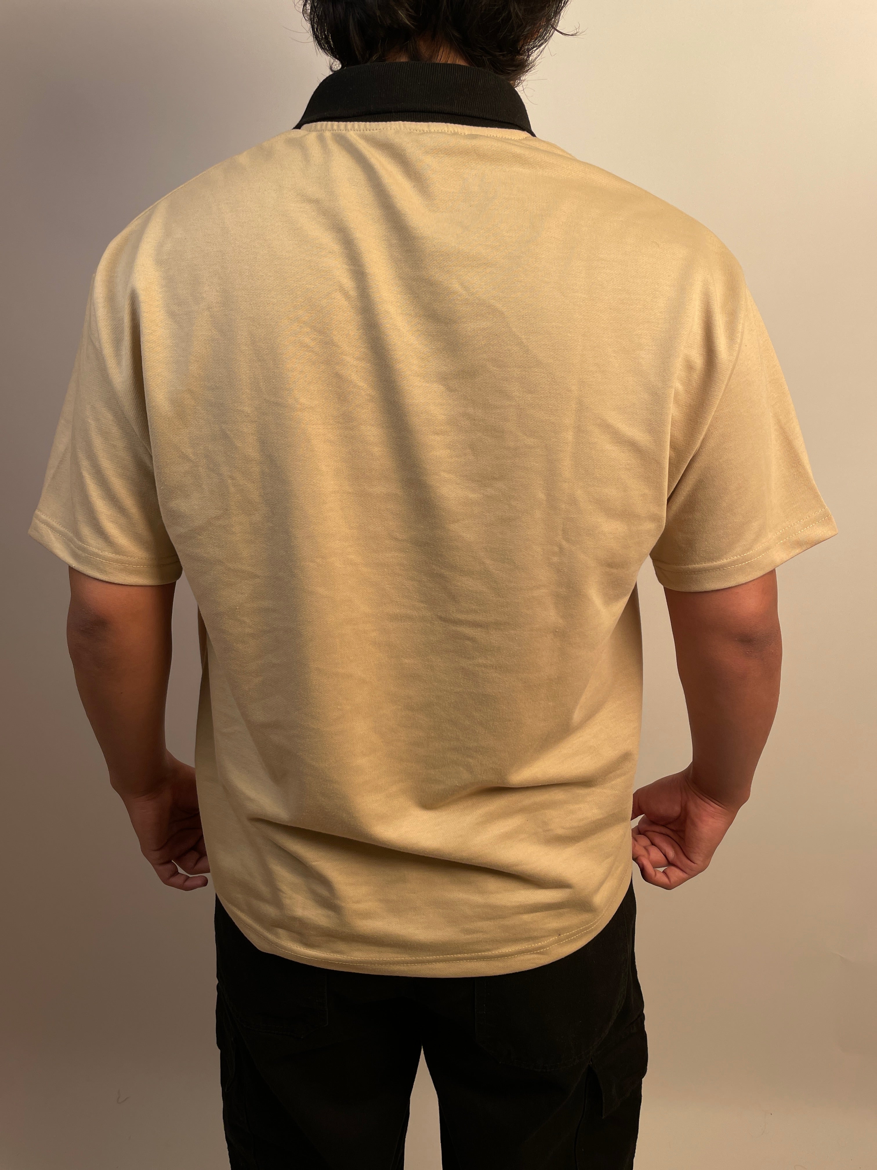 SAND BEIGE - OVERSIZED POLO