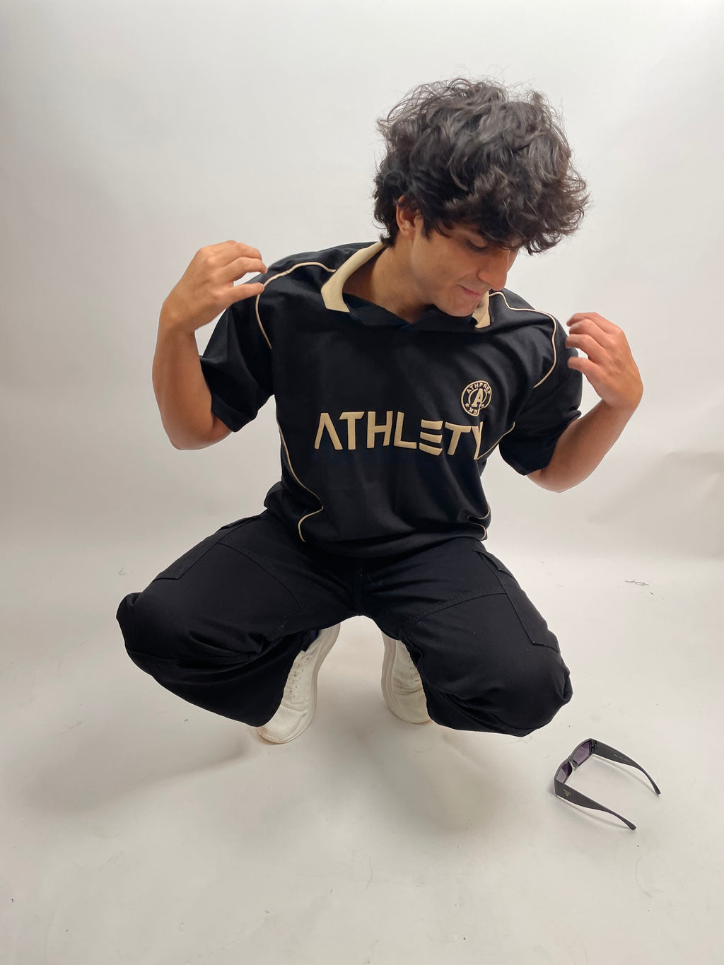 OBSIDIAN BLACK - OVERSIZED POLO