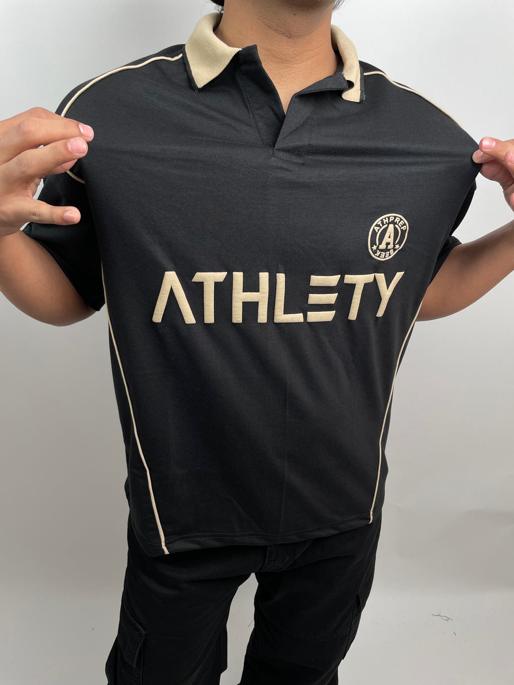 OBSIDIAN BLACK - OVERSIZED POLO