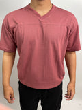 MUTED CLAY - OVERSIZED V-NECK