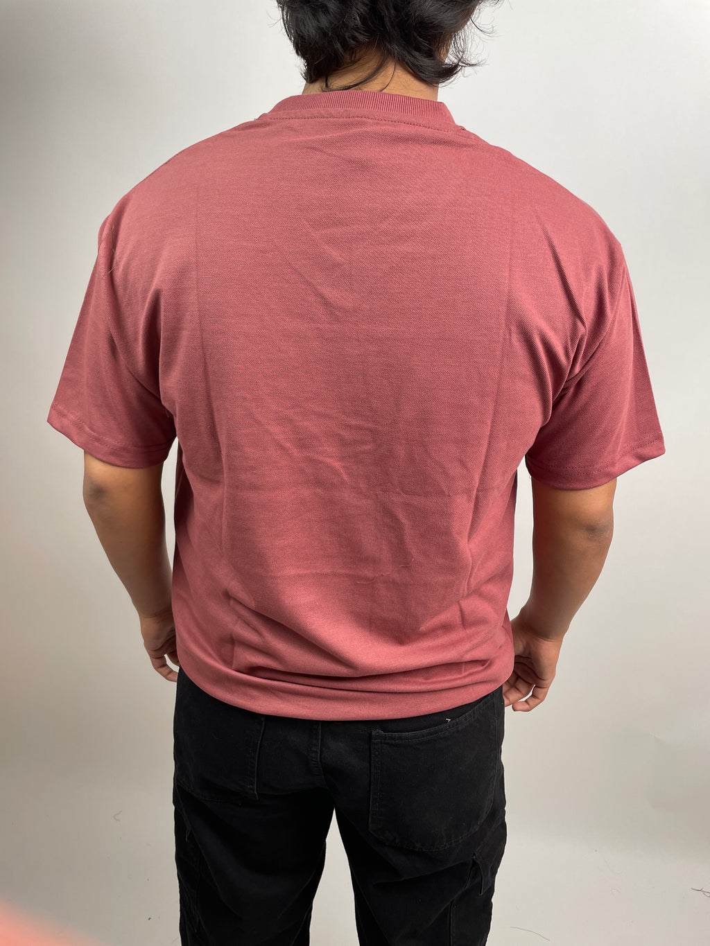 MUTED CLAY - OVERSIZED V-NECK