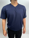 MIDNIGHT NAVY - OVERSIZED V-NECK