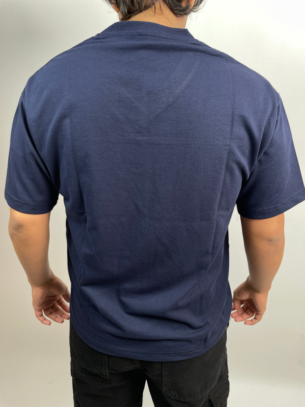 MIDNIGHT NAVY - OVERSIZED V-NECK