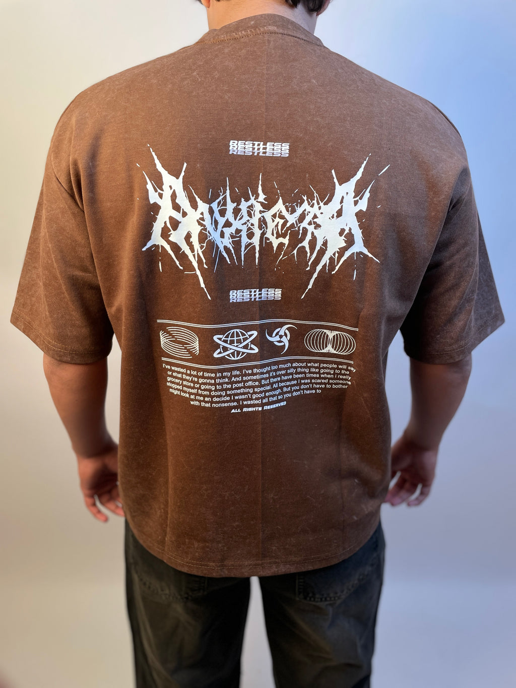 UMBER BROWN - OVERSIZED T-SHIRT
