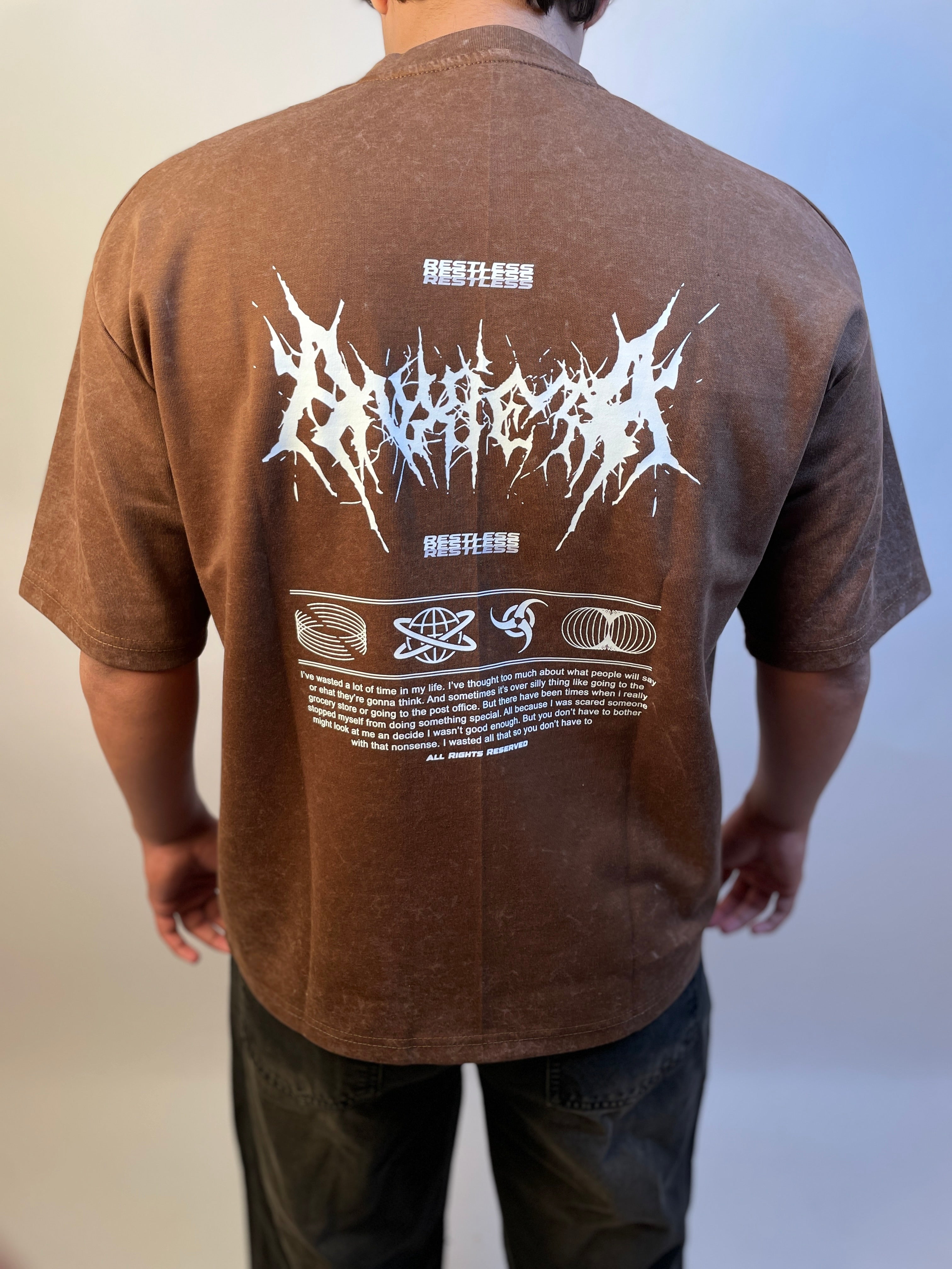 UMBER BROWN - OVERSIZED T-SHIRT