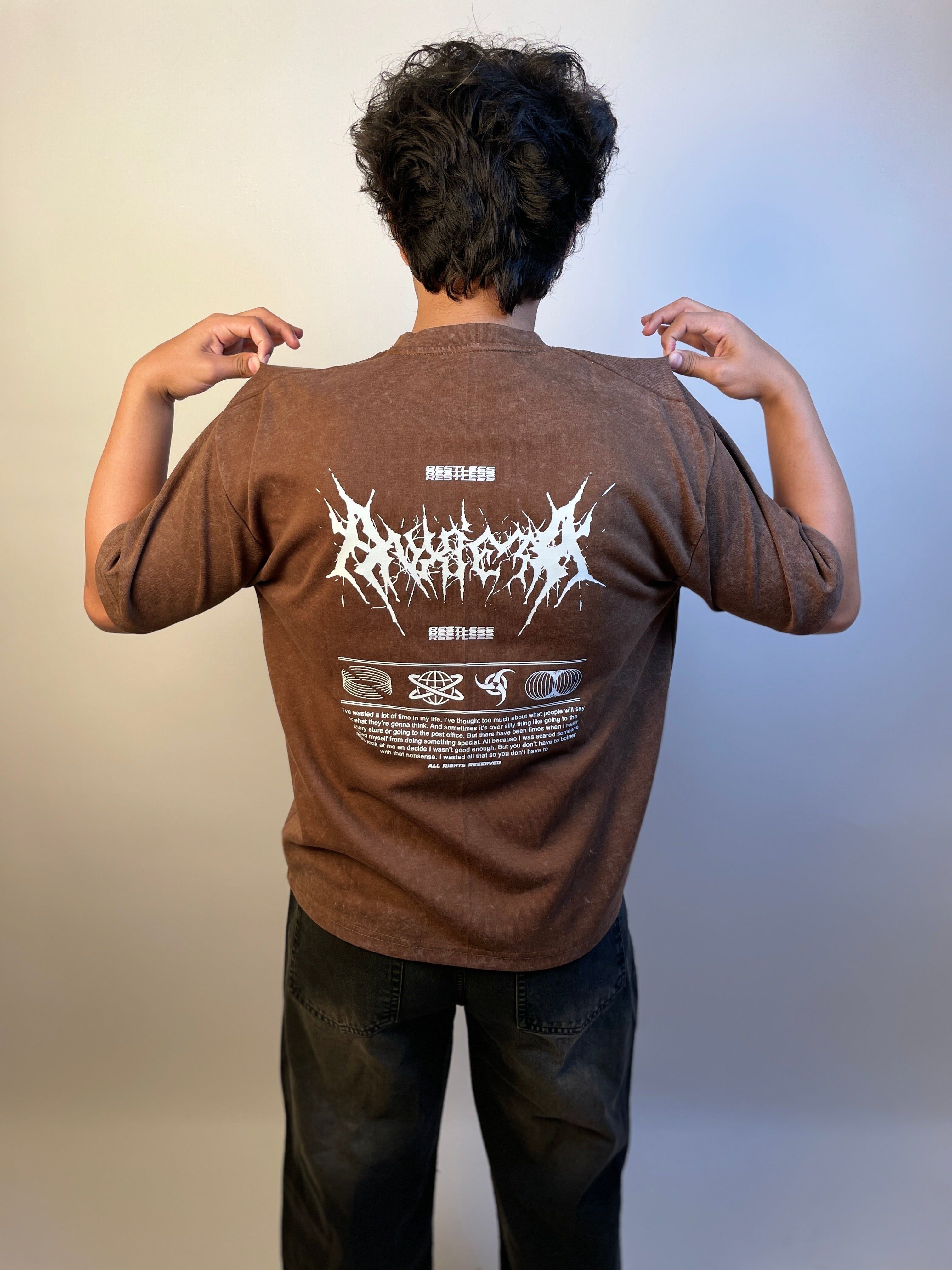 UMBER BROWN - OVERSIZED T-SHIRT