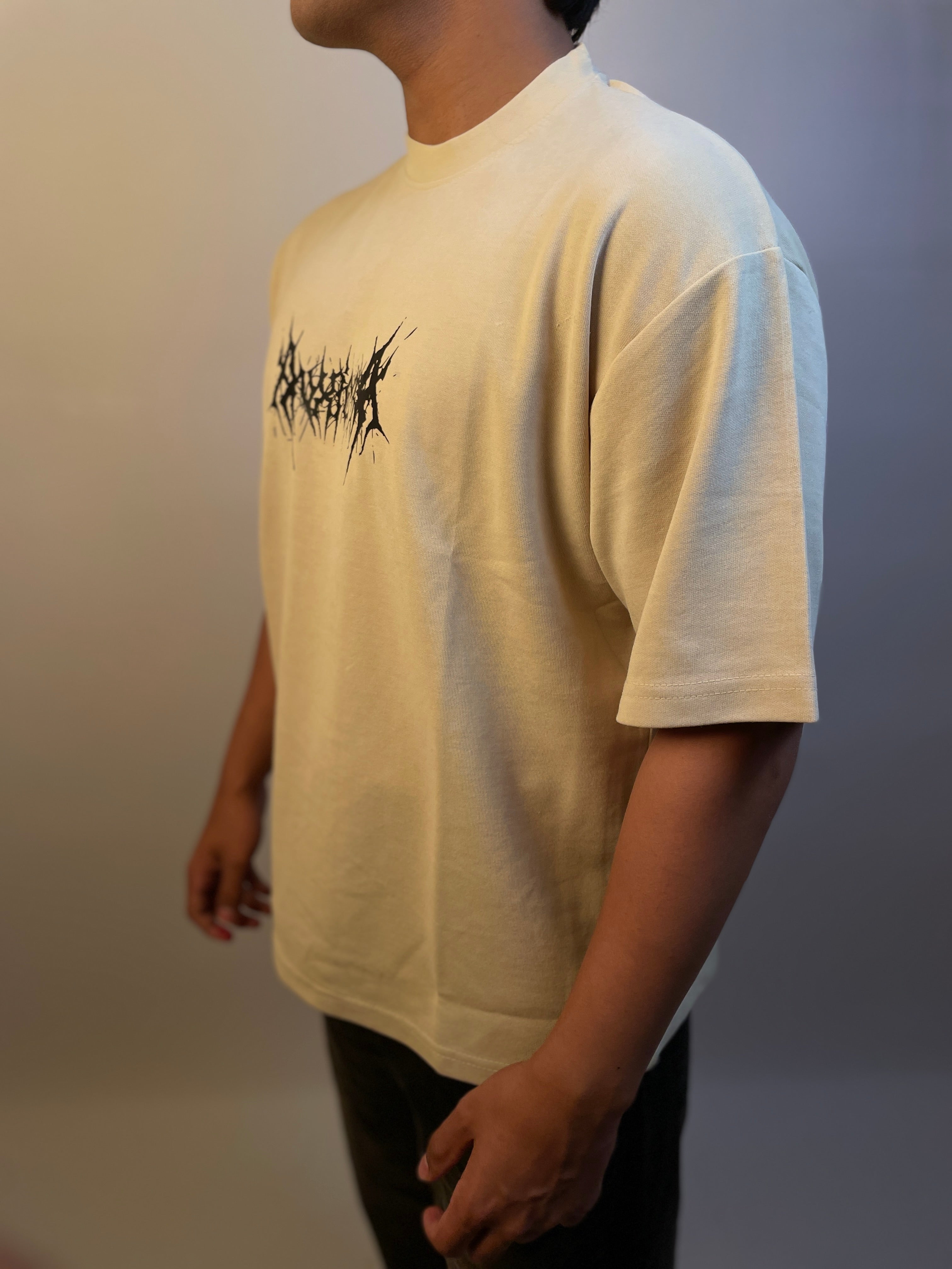 PARCHMENT BEIGE - OVERSIZED T-SHIRT