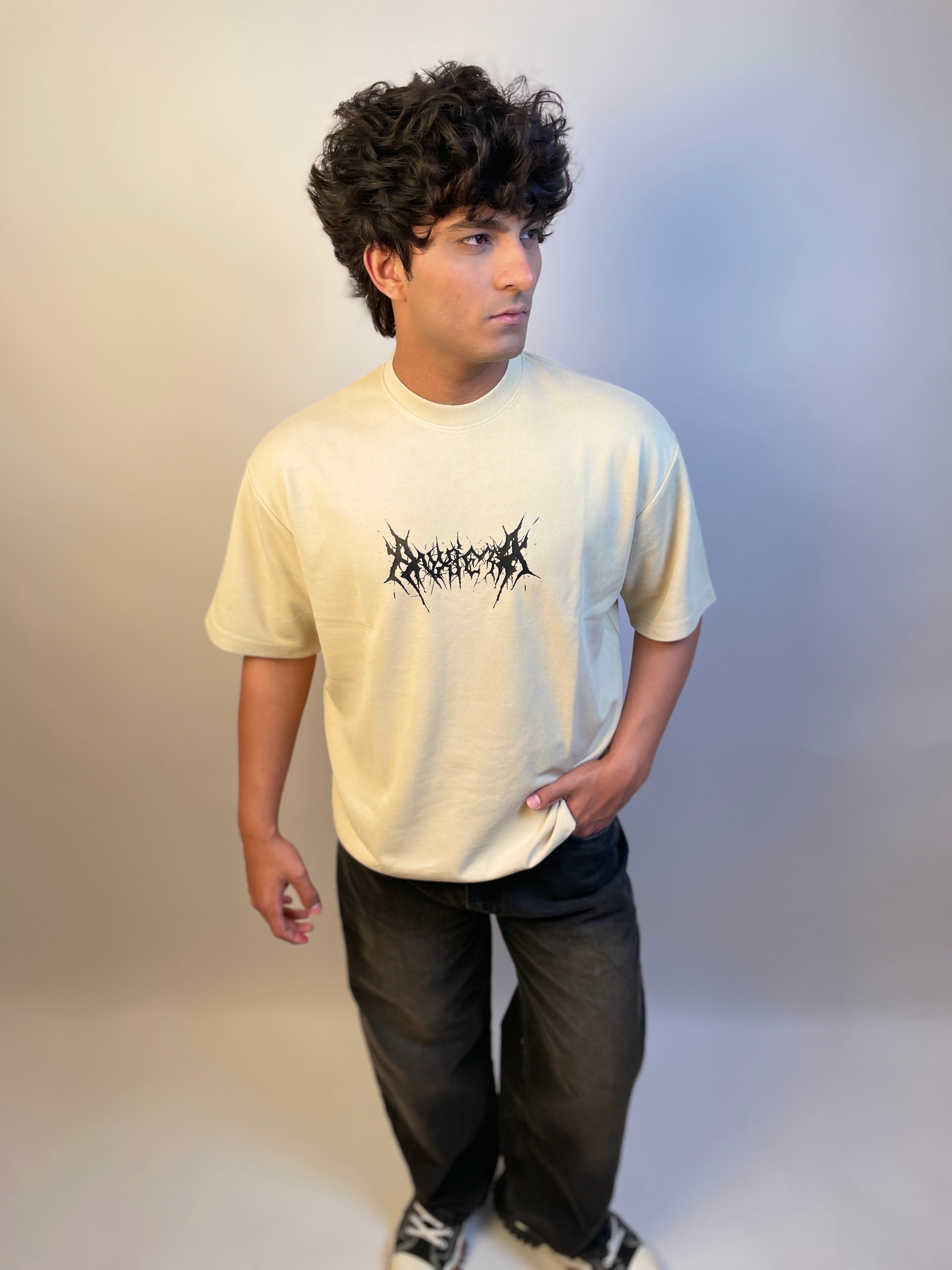 PARCHMENT BEIGE - OVERSIZED T-SHIRT