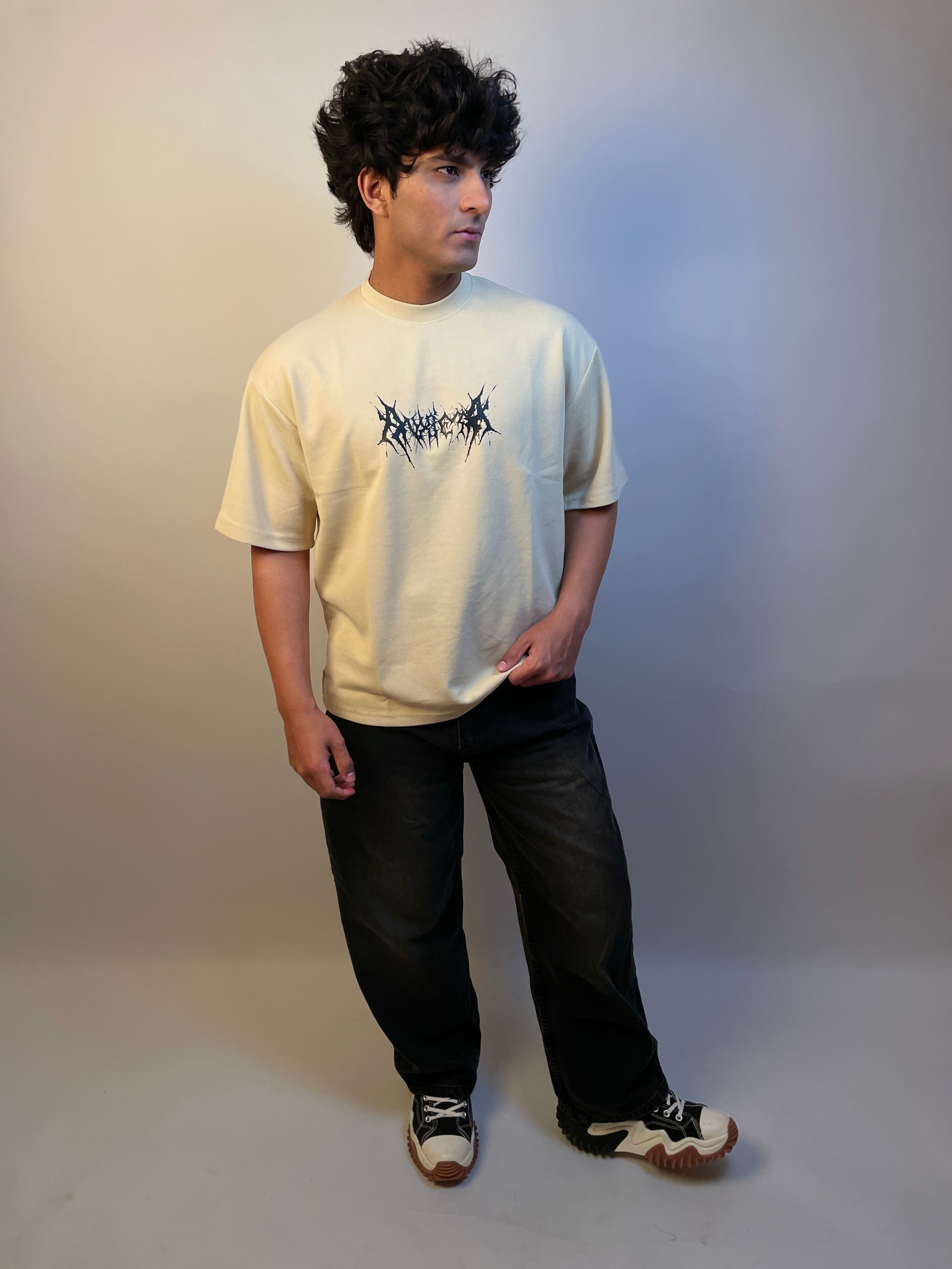 PARCHMENT BEIGE - OVERSIZED T-SHIRT