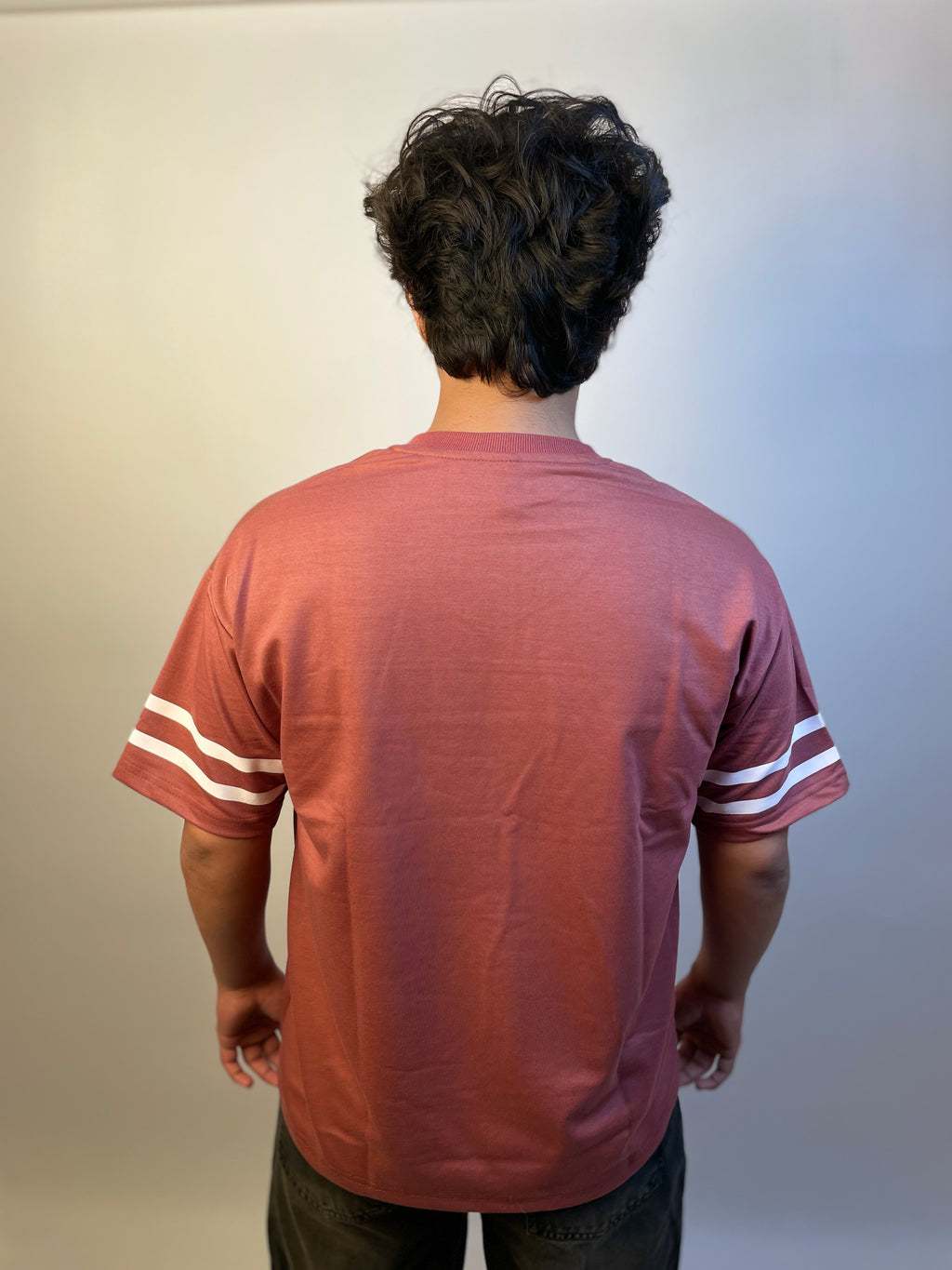 LIGHT ROSEWOOD - 46 OVERSIZED V-NECK JERSEY